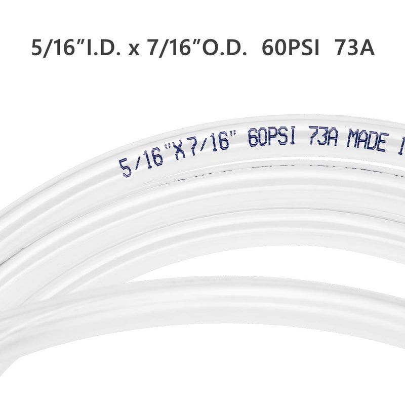 Eastrans 100ft x 5/16" ID Clear Vinyl Tubing, Flexible Hybrid PVC Tubing Hose, Lightweight Plastic Tube UV Chemical Resistant Vinyl Hose, BPA Free and Non Toxic - Image 4